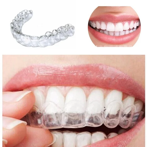 

2 Pairs Stop Snoring Anti Snore Mouthpiece Apnea Guard Bruxism Tray Sleeping Aid Mouthguard Snore Stopper Health Care