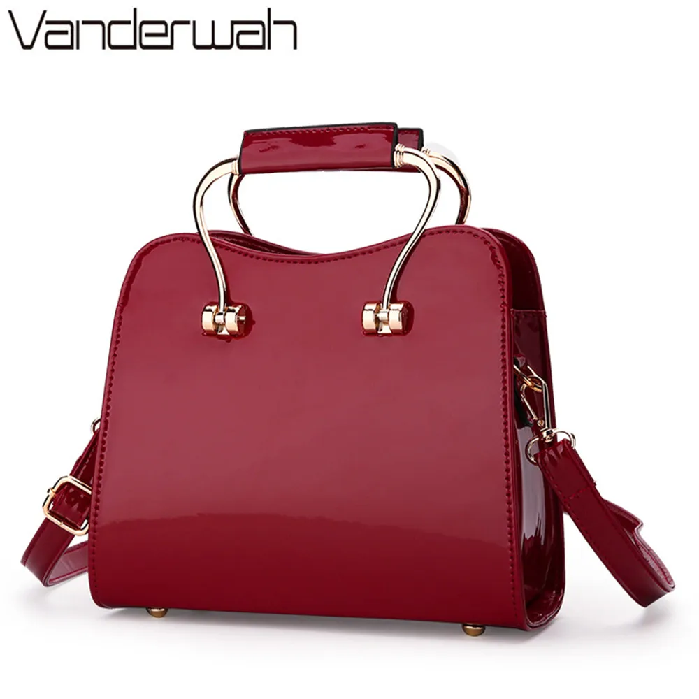 

High quality Patent Leather Tote Bags Handbags Women Famous Brands Fashion Lady's Glossy Bag Handbag for Women Shoulder Bag Sac