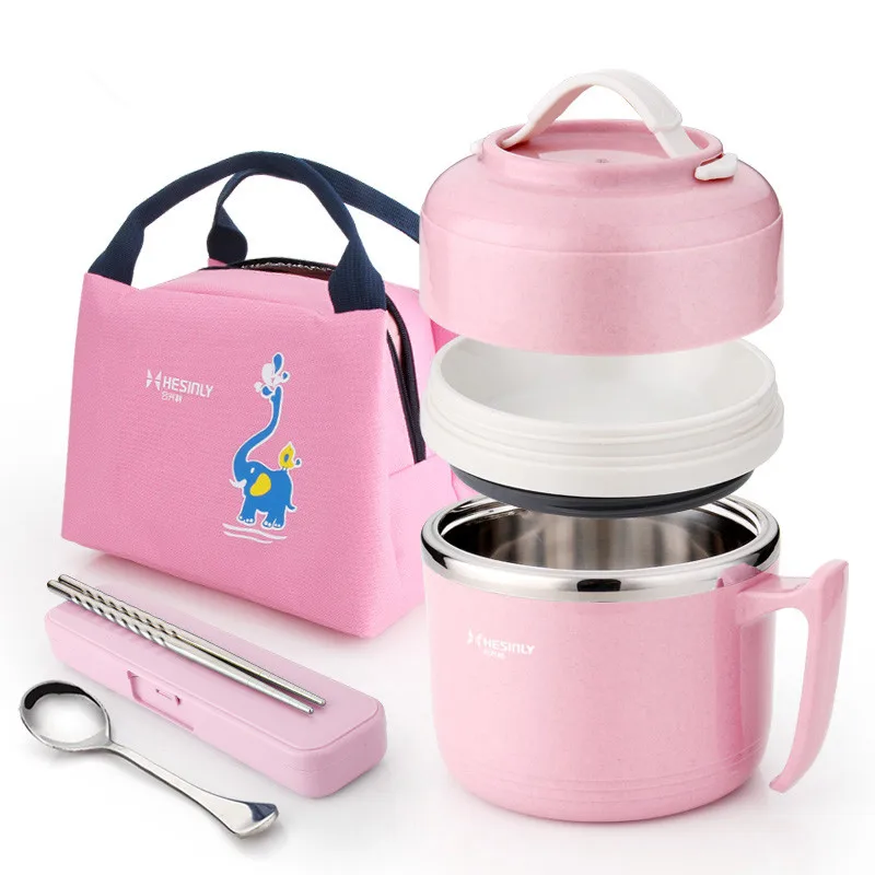 Buy Japan style Stainless steel insulated lunch box