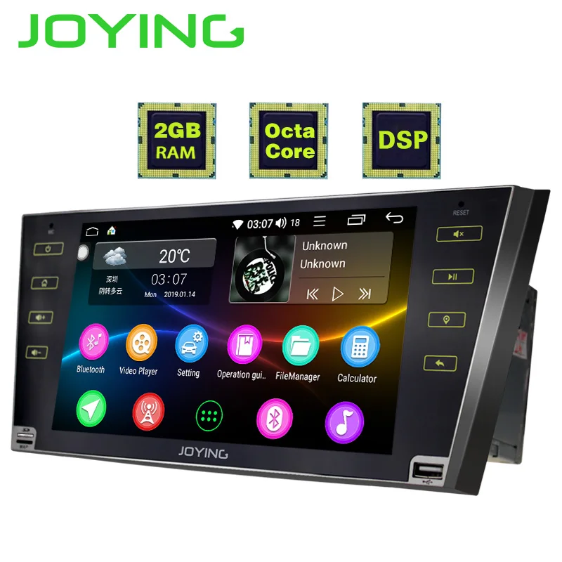 

9"Octa Core Double 2Din Android 8.1 Car Radio Stereo 2GB+16GB Head Unit For Toyota Camry GPS Navigation DVD Player Built-in DSP