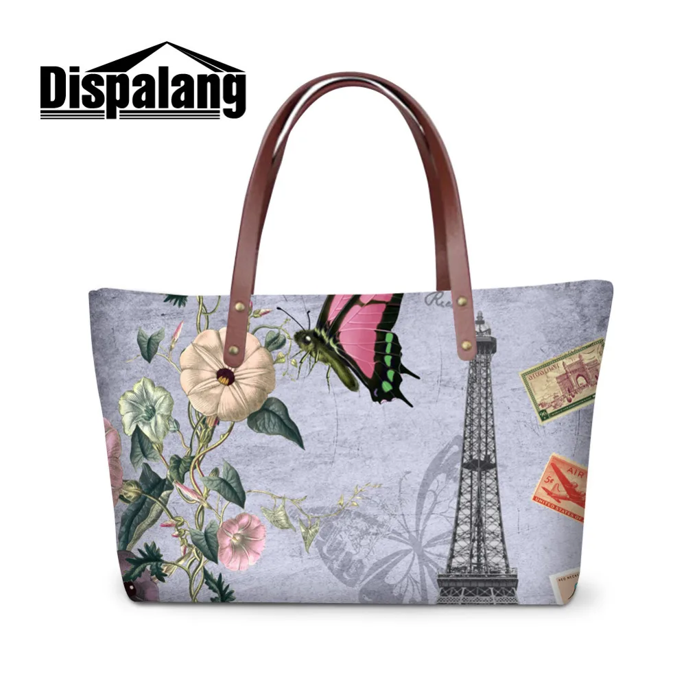 2016 Paris Eiffel Tower Print Women Handbags Fashion Ladies Cross Body Bag Large Capacity ...