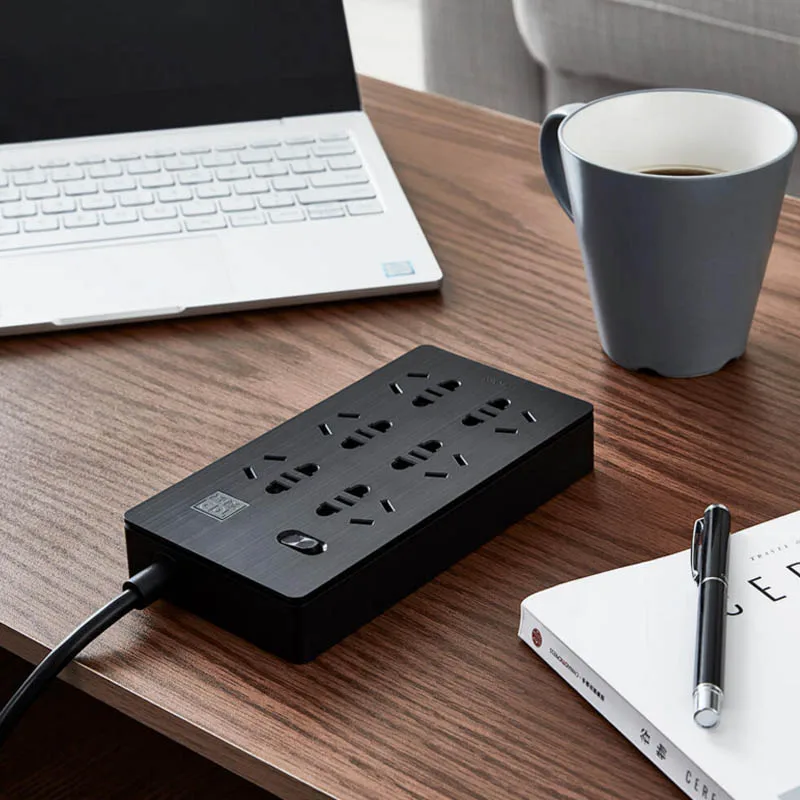 Удлинитель Airgo на 6 портов 3 USB порта розеток для быстрой зарядки 5 В 2 1 А АВ дома и