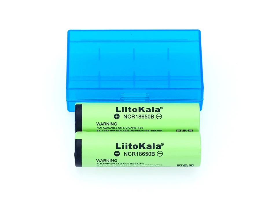 1-10PCS Liitokala New original 18650 3400mAh lithium battery NCR18650B 3.7V battery for flashlights+storage box