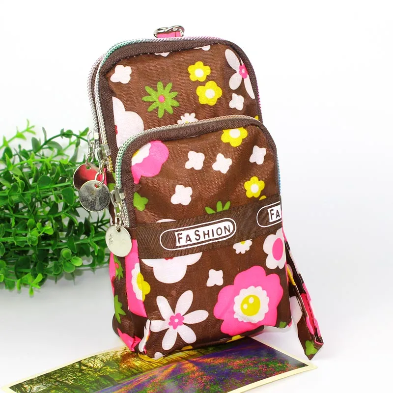 Популярная модная женская сумка-кошелек для монет, женские кошельки, прекрасный цветочный кошелек на молнии, карточки-ключи, телефон, кошелек, сумки, кошельки - Цвет: 10