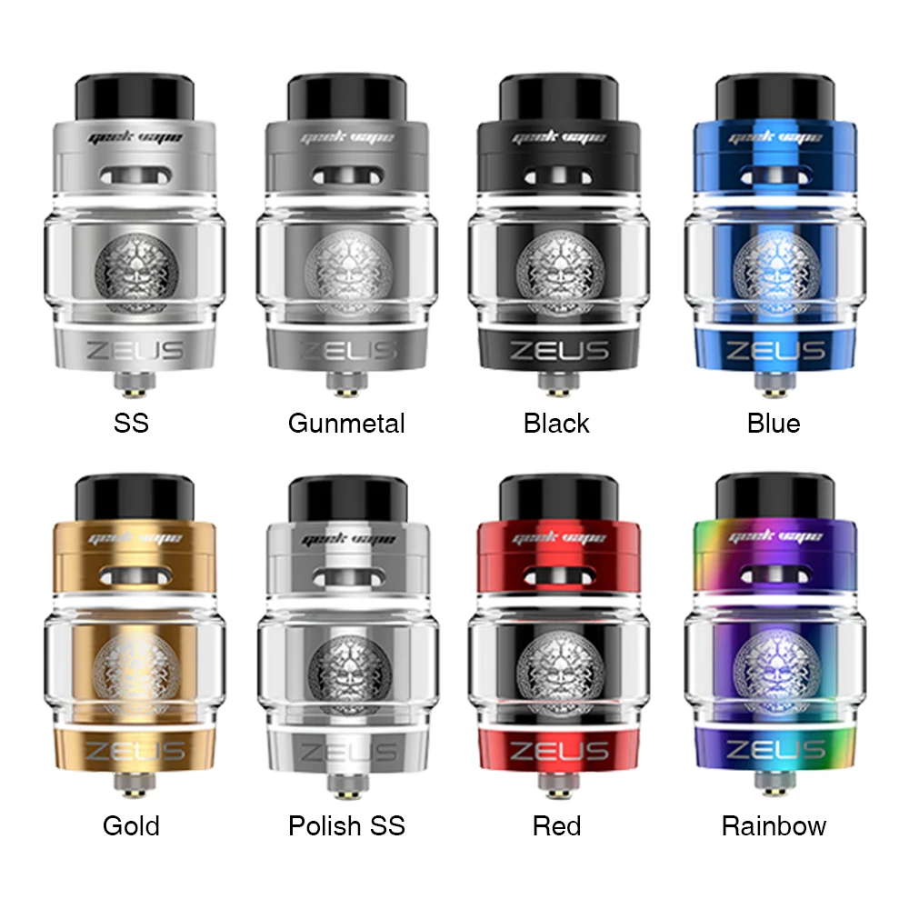 Kopen Gratis cadeau! Originele GeekVape Zeus Dual RTA 5.5 ml 4 ml 2 ml Capaciteit 26mm met Single Dual coil Building E sigaret Vape Tank Vaporizer