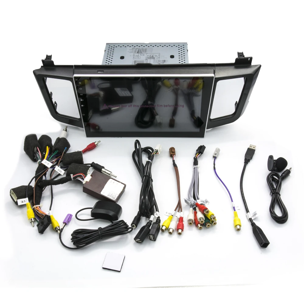 Sale Owtosin 2 Din Android 9.0 Car Radio Multimedia For Toyota RAV4 2012 2013 2014 2015 2016 2017 2018 Car GPS Navigation Autoradio 4