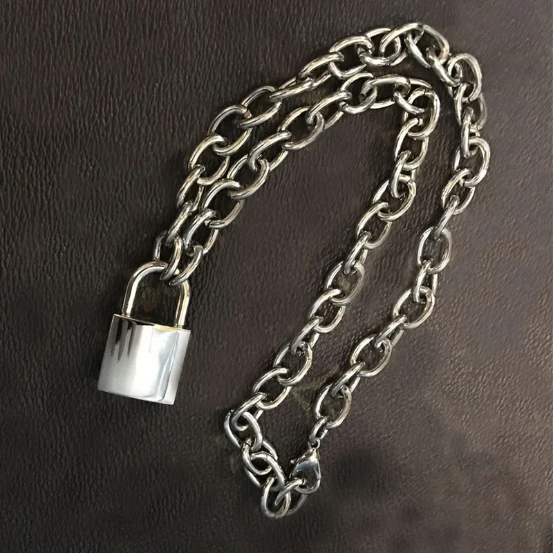 Buy Chain Choker With Padlock Chain Necklace Padlock Chain Online