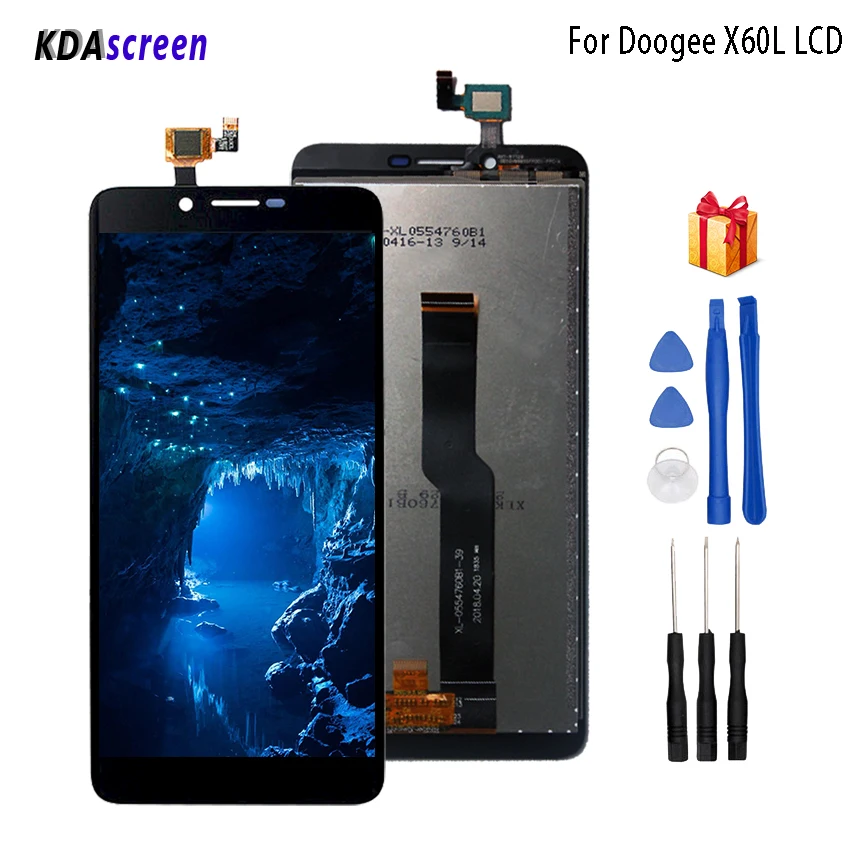 Оригинальный ЖК-дисплей для Doogee X60L сенсорный экран дигитайзер замена Для дисплея