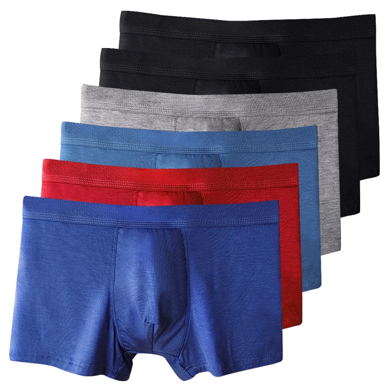 6pcs New Modal Boxer Men Underwear Super Quality Soft Boxershorts Mens