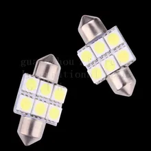 hot 100X 31MM 36MM 39MM 41MM Double pointed Festoon Dome Car Reading Light License plate light 12V White blue red pink ice blue