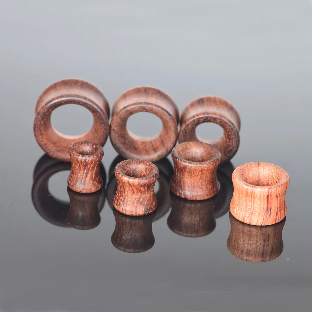 AZARIO LONDON 8 Gauge (3MM) Natural Organic Saba Wood Spiral Spiral Plug/Ear Expanders/Wood Gauge Plug/Hanger Tapers/Spiral Taper Plug/Stretchers - Sold By Piece - Online Marketplace