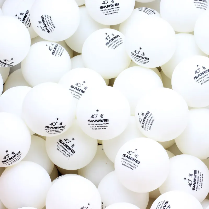 50 balls/100 balls SANWEI table tennis balls 1 star seamed plastic 40+ ABS new material poly ping pong ball tenis de mesa 50 balls/100 balls SANWEI table tennis balls 1 star seamed plastic 40+ ABS new material poly ping pong ball tenis de mesa