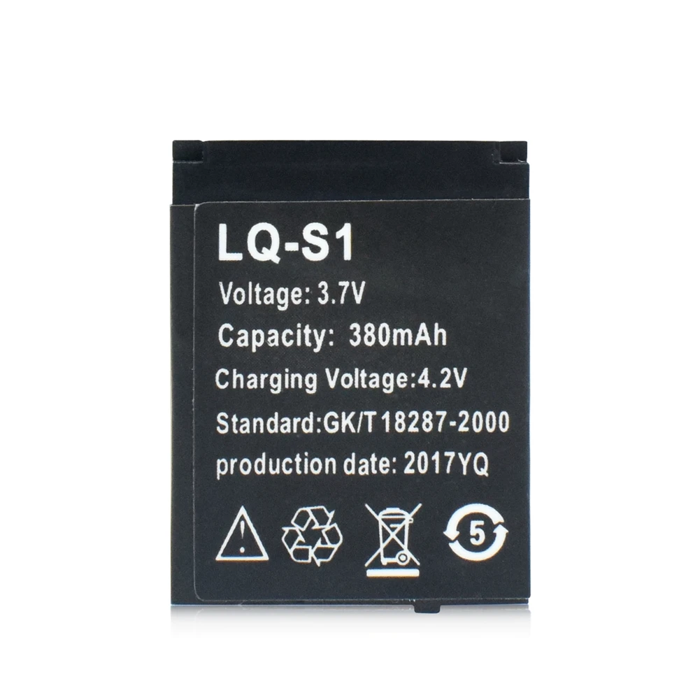 3,7 V 380 мА/ч, Батарея для LQ-S1 AB-S1 LQ-A1 JHCY-S1 LQ-A1 Смарт-часы Батарея Замена смартфон gps+ номер для отслеживания