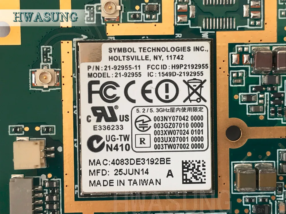 Mianboard for Symbol Motorola MC3190-G  Microsoft  WM6.1，Screen PN：30981P00 hand scanner