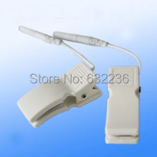 

400pcs=200pair Ear clip electrode wire/cable connecting wire for digital therapy machine ,tens machine ,slimming massager