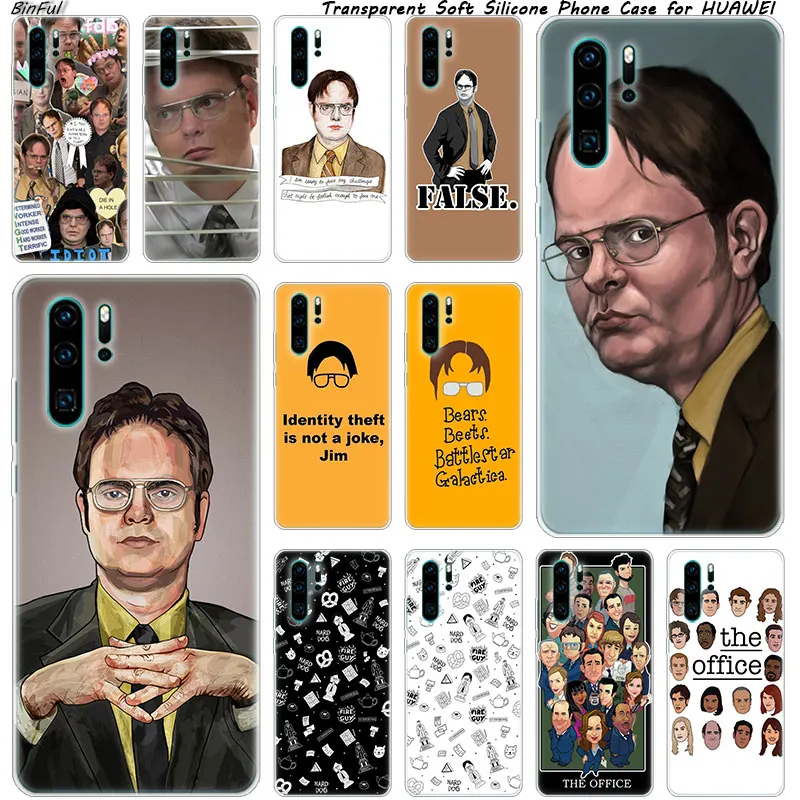 

Hot Best of Dwight Schrute Silicone Phone Case for Huawei P30 P20 Pro P10 P9 P8 Lite 2017 P Smart Z Plus 2019 NOVA 3 3i Fashion