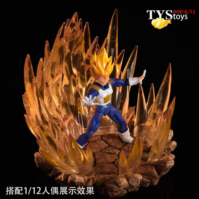 Горячая фигурка аксессуар TYStoys 1/12 подвижные куклы ручной 1/6 Супер Saiyan warrior burst платформа 2,0 F 1" Коллекция фигурок