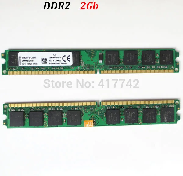 Память ddr2 2 Гб ОЗУ память для рабочего стола 2 Гб DDR2 800 МГц 667 МГц 533 МГц/2 ГБ 800 667 533-пожизненная Гарантия-хорошее качество