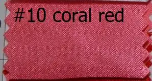 В продаже блестящая атласная ткань мягкая и удобная атласная ткань не скатывается не выцветает для одежды 3 метра в партии MLST-001 - Цвет: coral red