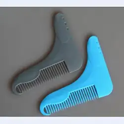 Хорошее качество пластиковый гребень для бороды, формирователь бороды, как Расческа для укладки бороды, инструмент для формирования волос