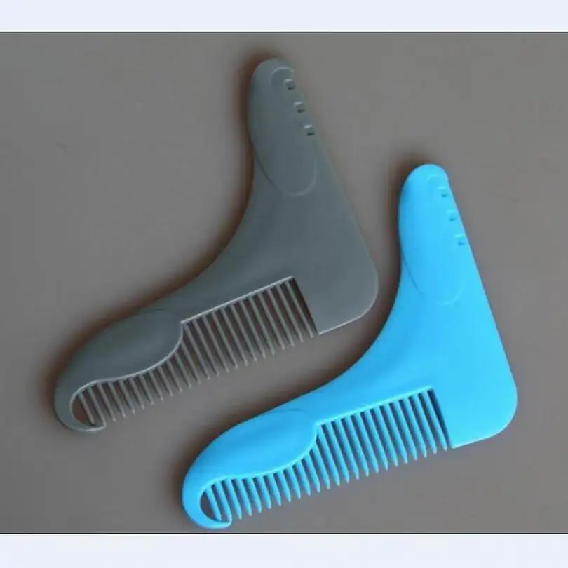 Good quality plastic beard comb beard shaper as beard styling comb for