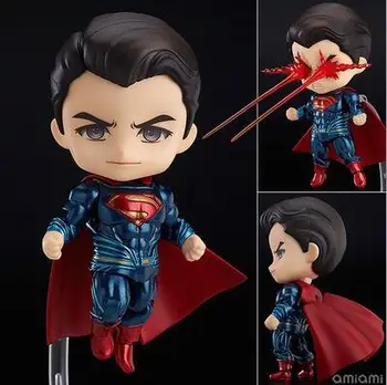 

NEW hot 10cm Q version Super hero superman Justice league action figure toys collection Christmas gift doll with box