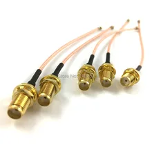 5 шт. антенный преобразователь кабель U. FL/IPX SMA для женщин разъем 10 см RG178 соединительный кабель