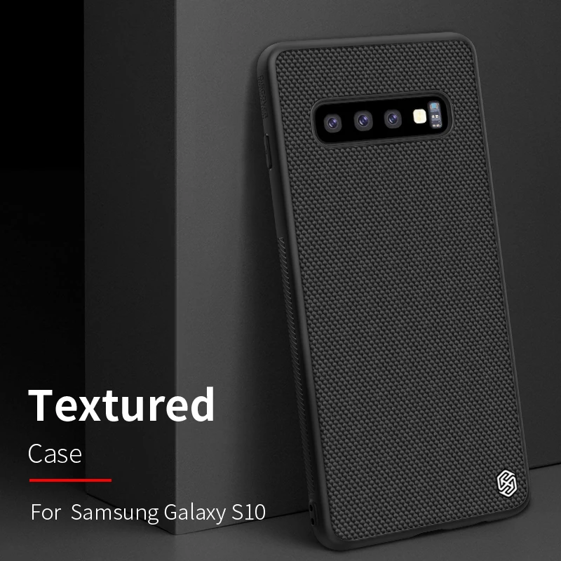 case for Samsung Galaxy S10 /S10 Plus NILLKIN Textured Nylon fiber back cover For samsung s10 phone non-slip | Мобильные телефоны и