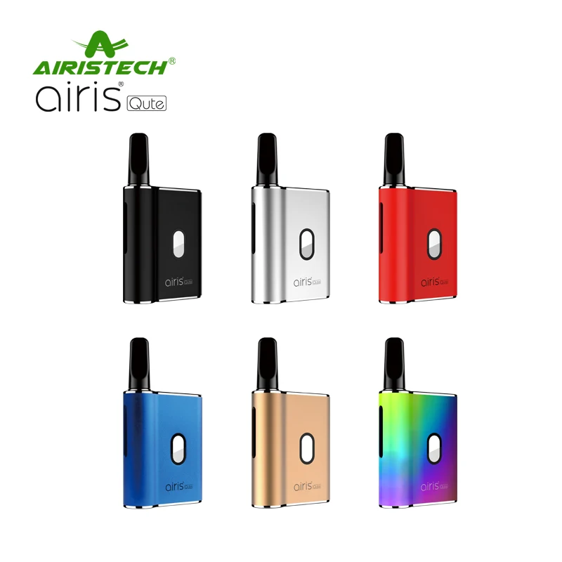 

AirisTech Qute Vape Pen Vaporizer Kit 450mAh Battery Box Mod Wax Concentrate Variable Voltage Electronic Cigarette Tank Vape