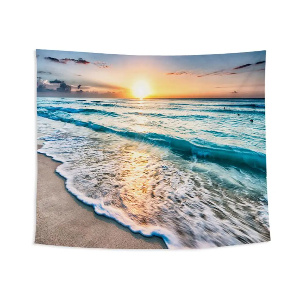 TPFOCUS Blue Ocean Series Printing Wall Hanging Tapestry for Bedroom Home Decor
