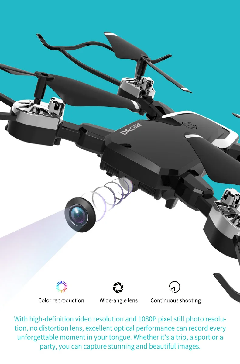 Quadcopter мини складной селфи Дрон С Wi Fi FPV системы 5MP 2MP 0.3MP широкий формат камера HD 2,4 г Высота удержания Дрон на ру RC модель новый