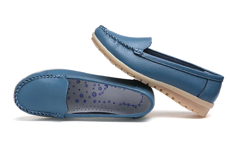 AH 168-New Arrival Cow Leather Women Loafers-16