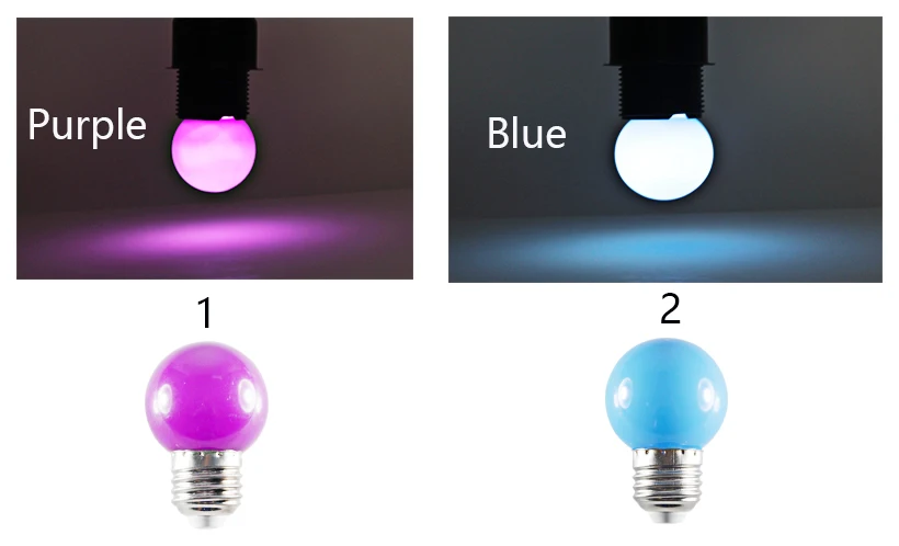purple and blue