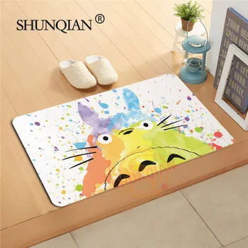 

My Neighbor Totoro Doormat Custom Your Mats Print slip-resistant Door Mat Floor Bedroom Living Room Rugs 40x60cm 50x80cm