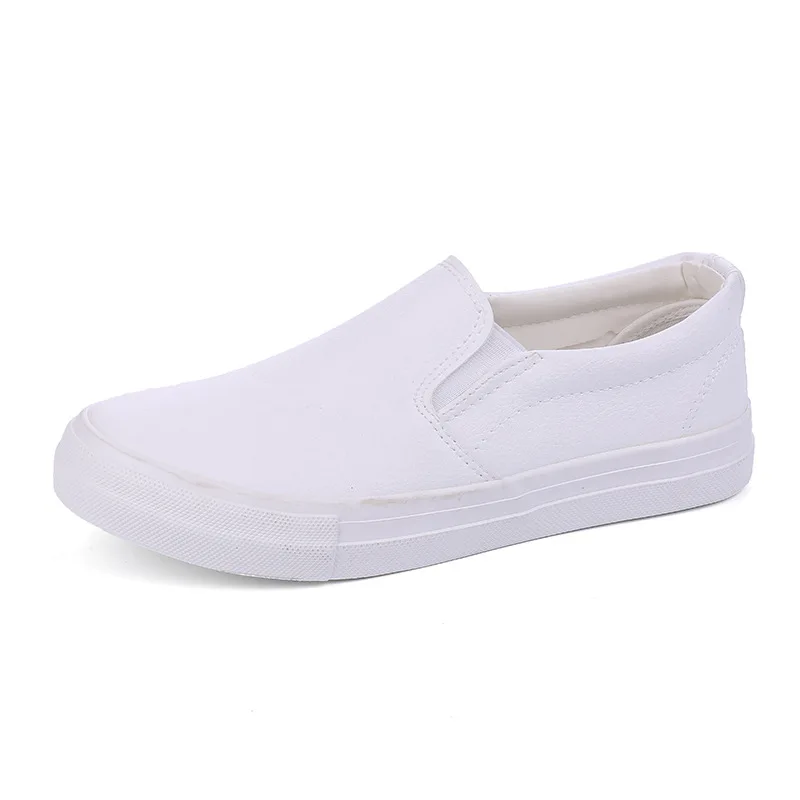 

2019 Men's four seasons men's shoes a pedal casual shoes white shoes students low to help shoes CWLA1-8