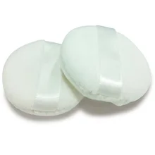 Ватная пудра пуховка с лентой для ухода за лицом подушечки полиэстер супер мягкая пуховка косметические инструменты