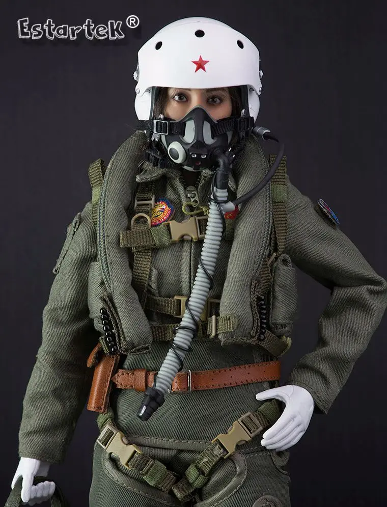 FLAGSET 1:6 Chinese People/'s Liberation Army 90 Years Female Pilot Figure Model