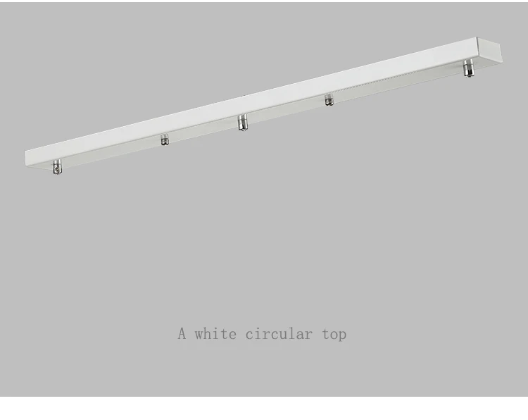 Потолочный поднос Потолочная пластина потолочная основа подвесная 3 лампы длинный поднос круглый поднос подвесные аксессуары для подвесного светильника