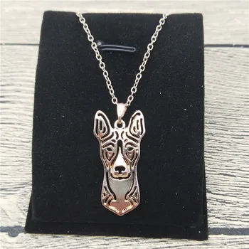

New Basenji Necklace Trendy Style Basenji Pendant Necklace Women Fashion Pet Jewellery Animal Dog Jewellery