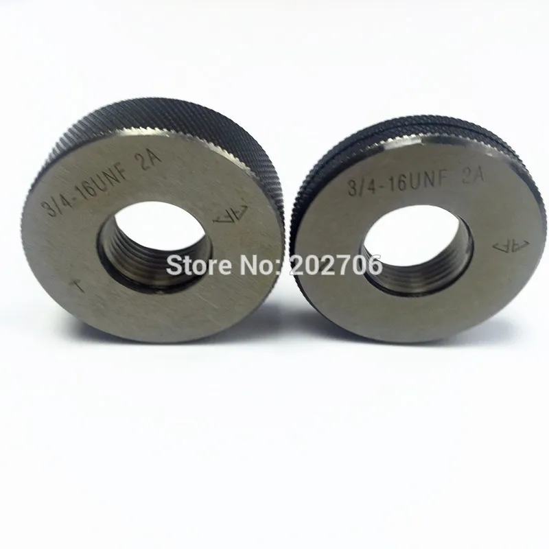 

Factory Outlet 3/4-16UNF thread ring gage 2A TPI thread ring gauge Go-No Go Gages 2pcs/set