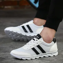 Luxury Men Shoes 2017 Name Brand Shoes Air Mesh Shoes Men Breathable Fashion Designer Casual Shoes Mocassin Homme Zapatos B27