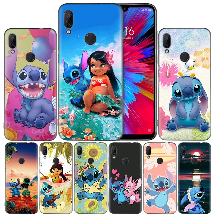 

Cartoon Lilo Stitch Silicone Case Cover for Xiaomi Mi 9 8 Play A1 A2 Redmi Note 7 6 6A 5 Plus S2 GO Lite Pro Pocophone F1