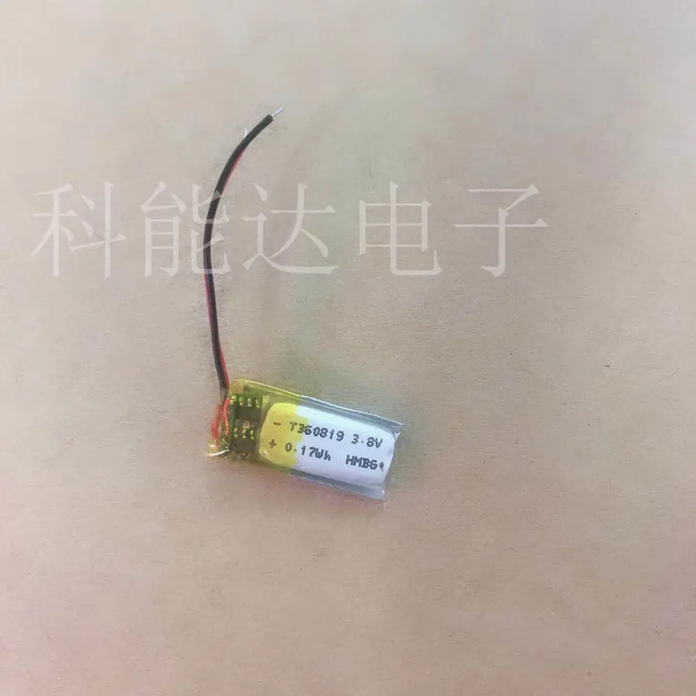 3 7 V полимерная литиевая батарея 360819 50MAH Bluetooth гарнитура MP3 MP4 маленькие игрушки