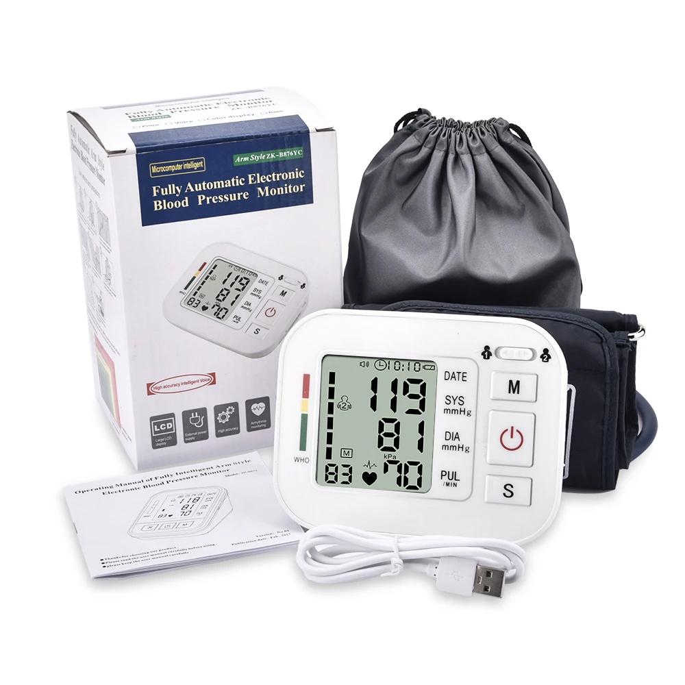 Electronic Blood Pressure Cuff >> Fully Automatic Digital Upper Arm Blood Pressure Monitor Medium Cuff Electronic Blood Pressure Cuff >> Fully Automatic Digital Upper Arm Blood Pressure Monitor Medium Cuff