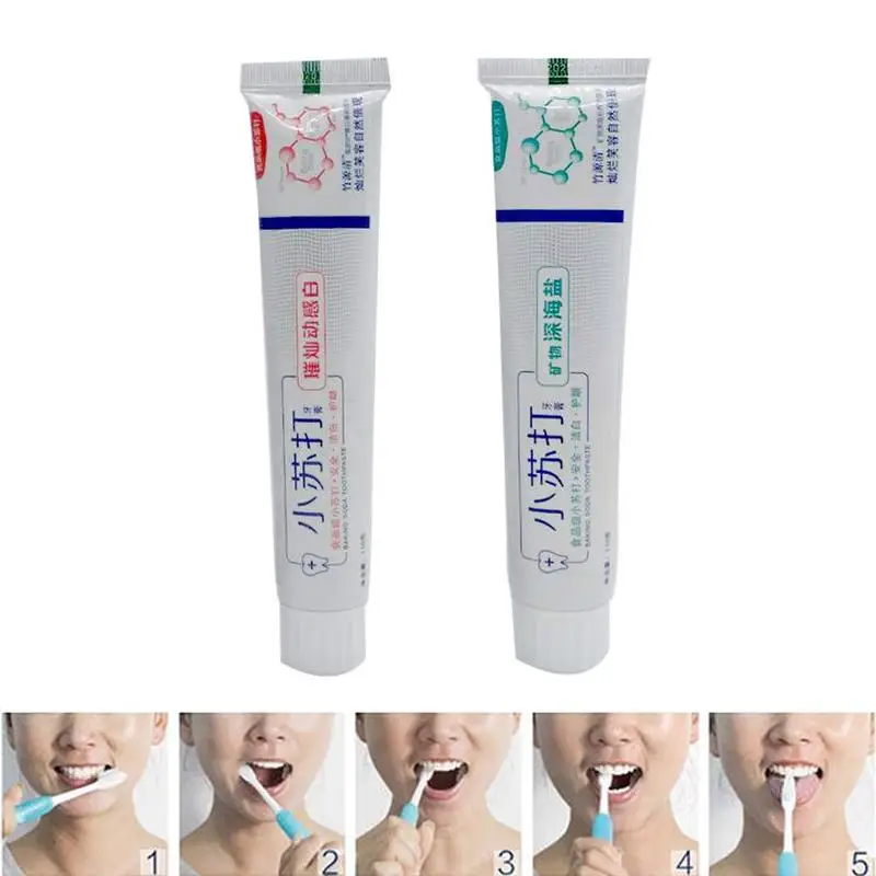 

Baking Soda Whitening Fresh Toothpaste Mint Toothpaste Oral Clean Health Care Reduce Tooth Stains Freshen Breath Whiten Teeth