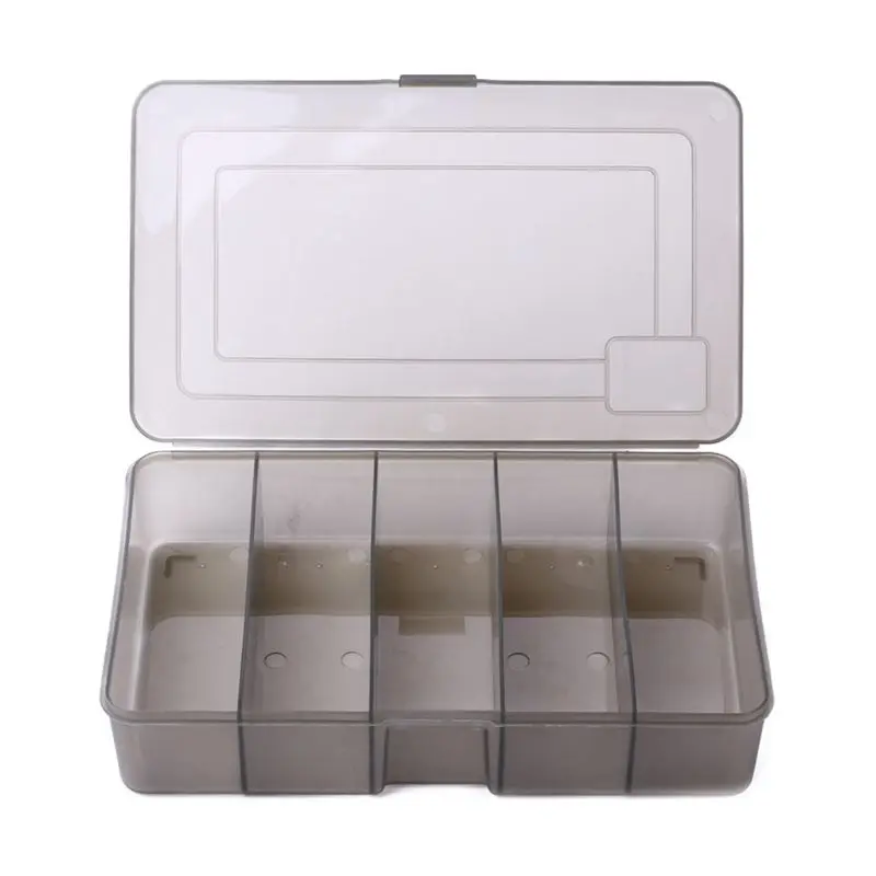 

Fishing Organizer Tackle Lure Storage Box Translucent Bait Hook Swivel Connector Case Slots Portable Cases Tools Kit Protection