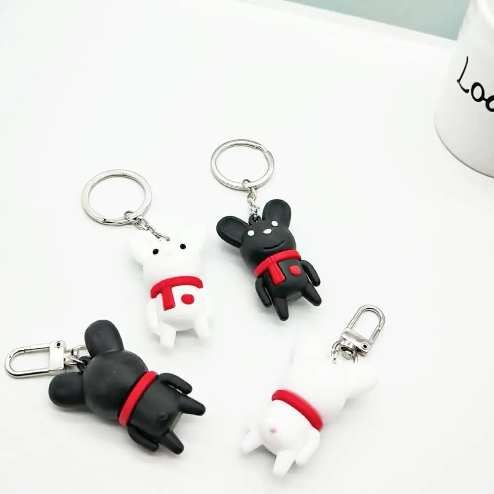 

2019 New little mouse couple Key Ring Cute Car key chain men and women Bag pendant fashion accessories