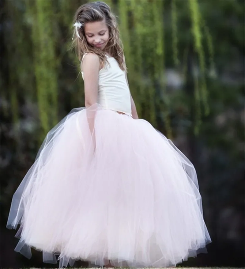 Торжественный комплект для девочек от 2 до 13 лет платье принцессы для девочек бальное платье без рукавов с цветочным рисунком для девочек