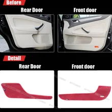 4 шт тканевая дверца защитные подстилки анти-кик декоративные колодки для Ford Mondeo 2007-2013