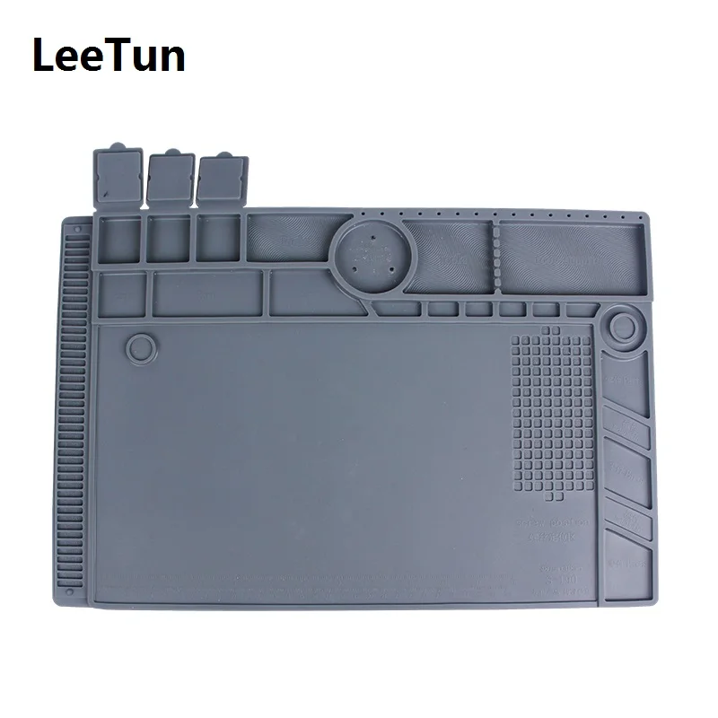 

Microscope Large Working Stage Base Platform High Temperature Insulation Rubber Mat Workbench for Mobile Phone Repair Inspection